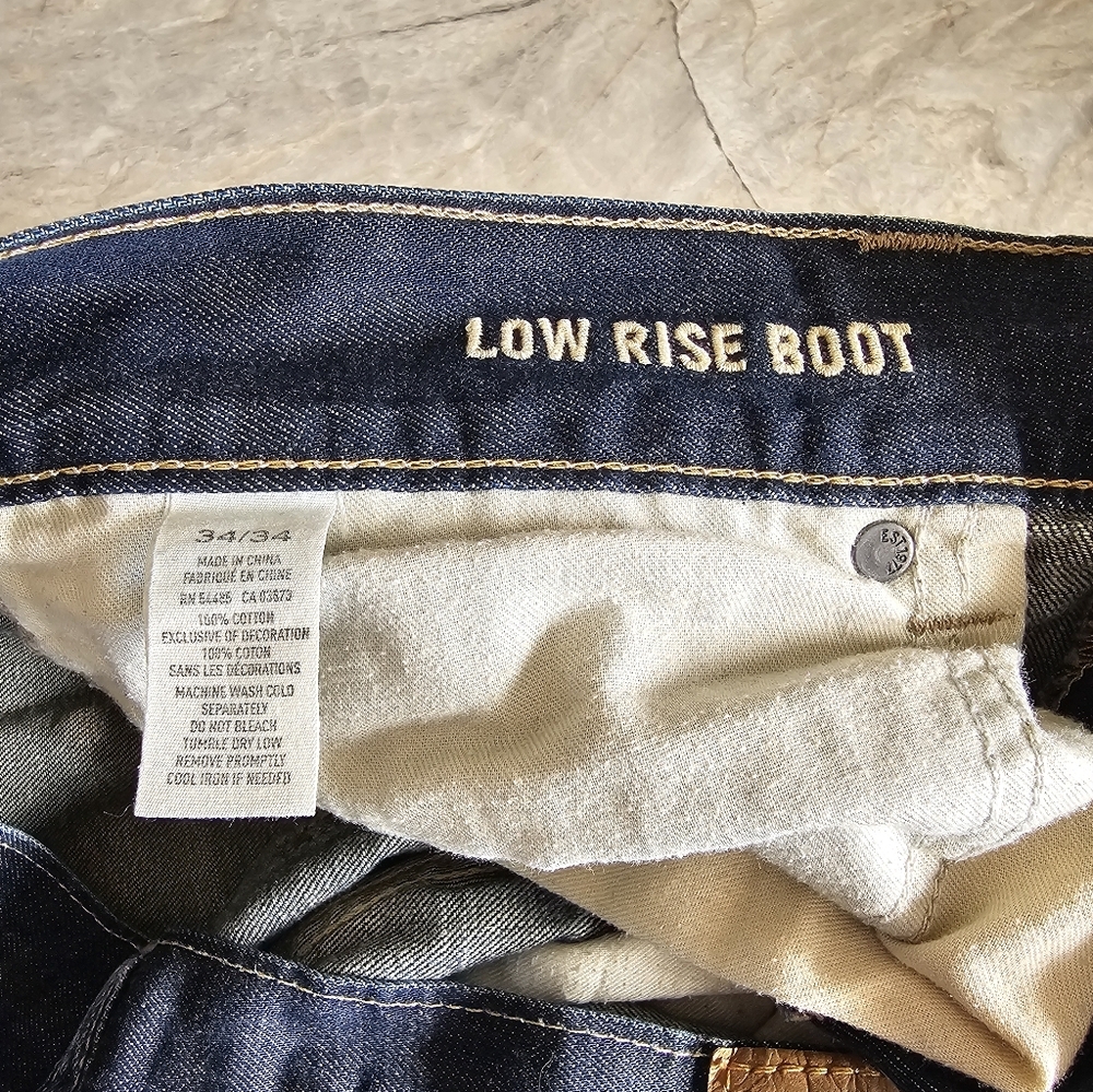 American Eagle Outfitters Men's  low rise boot Jeans size 34x34 - Picture 5 of 5